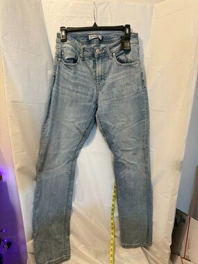 Liverpool Los Angeles Mens Jeans 32x32 Slim Straight | Light Wash Stretch Denim